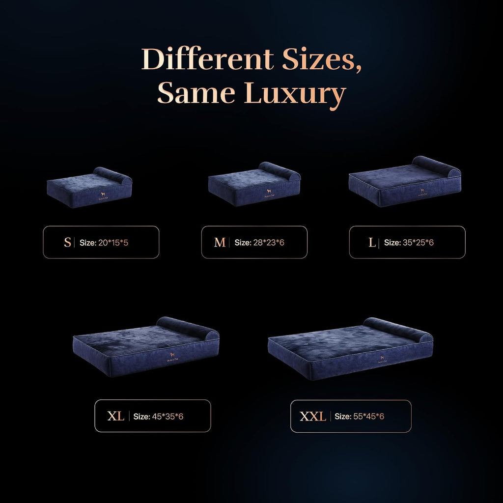 NOAH & PAW Medium Dog Bed Orthopedic Memory Foam Cooling Gel 28x23x7.5 in
