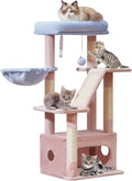Taoqimiao Cat Tree, 38.5In Cat Tower for Indoor Cats, Suitable for Kittens