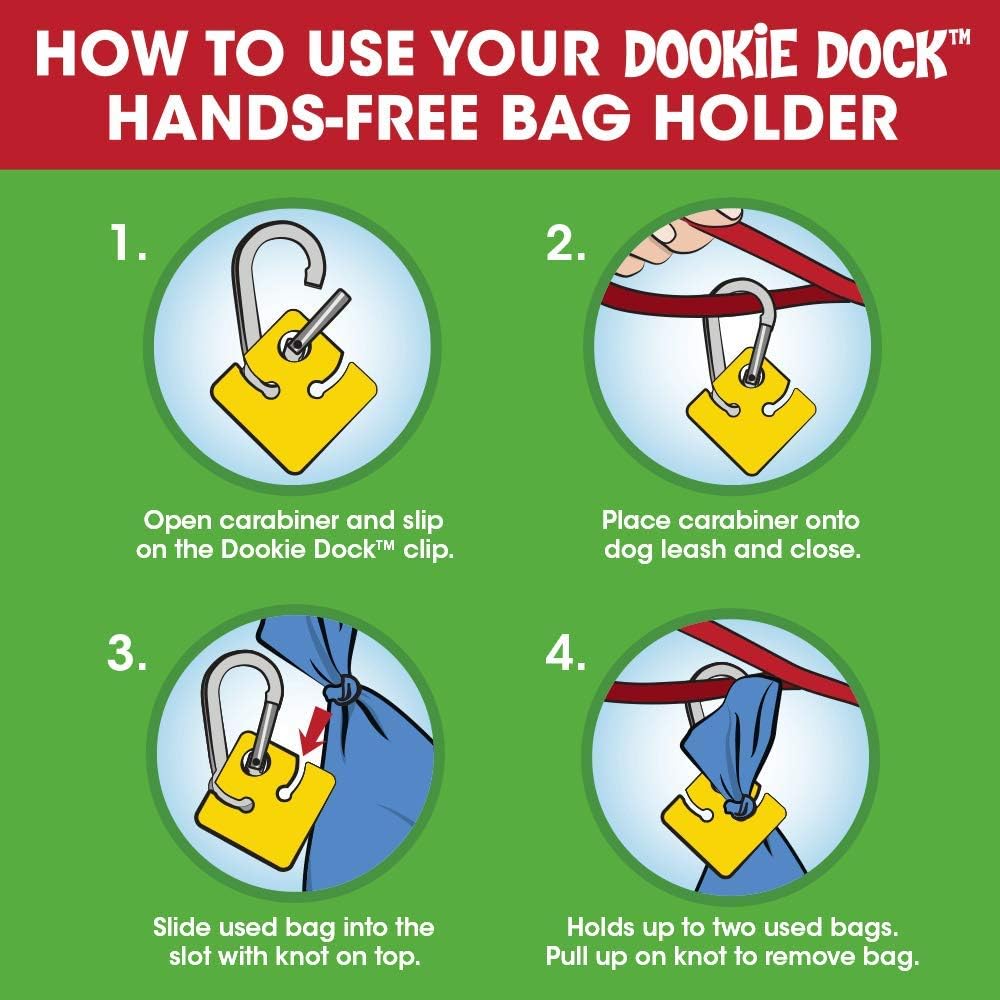 Bags on Board Dog Poop Bags - Strong, Leak Proof Dog WasteBags - 9 x 14 Inches BlueBags (3203940071) (Pack of 1800)