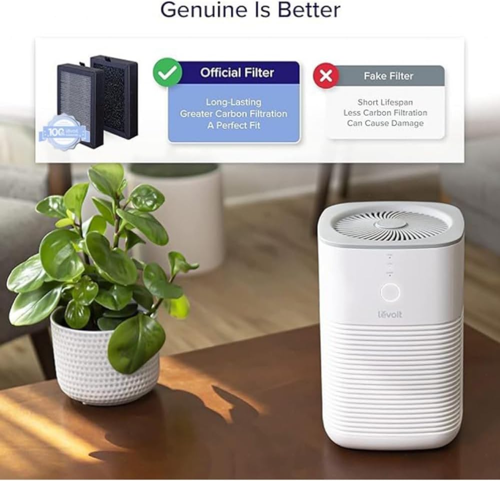 Levoit LV-H128 Air Purifier Replacement Filter, Genuine Air Purifier Filter