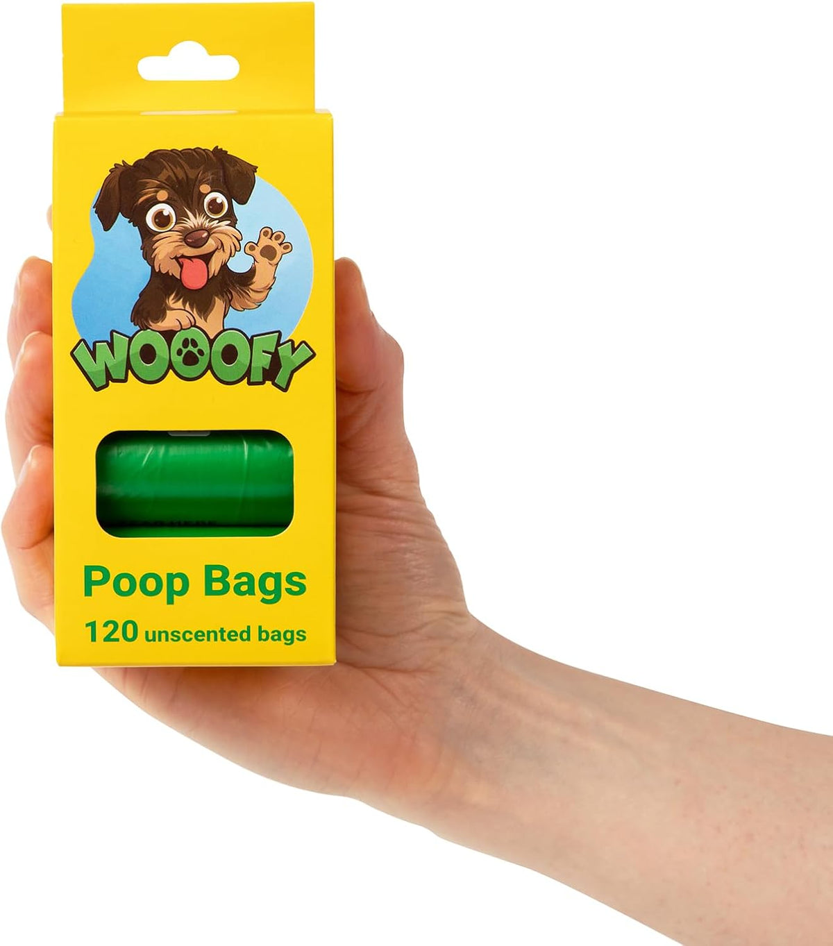 Dog Poop Bags, 120 Count (8 Rolls) Unscented, Extra Thick Heavy Duty Leak-Proof Waste Bags, 9x13 in, Tear-Resistant, Fits Standard Dispensers