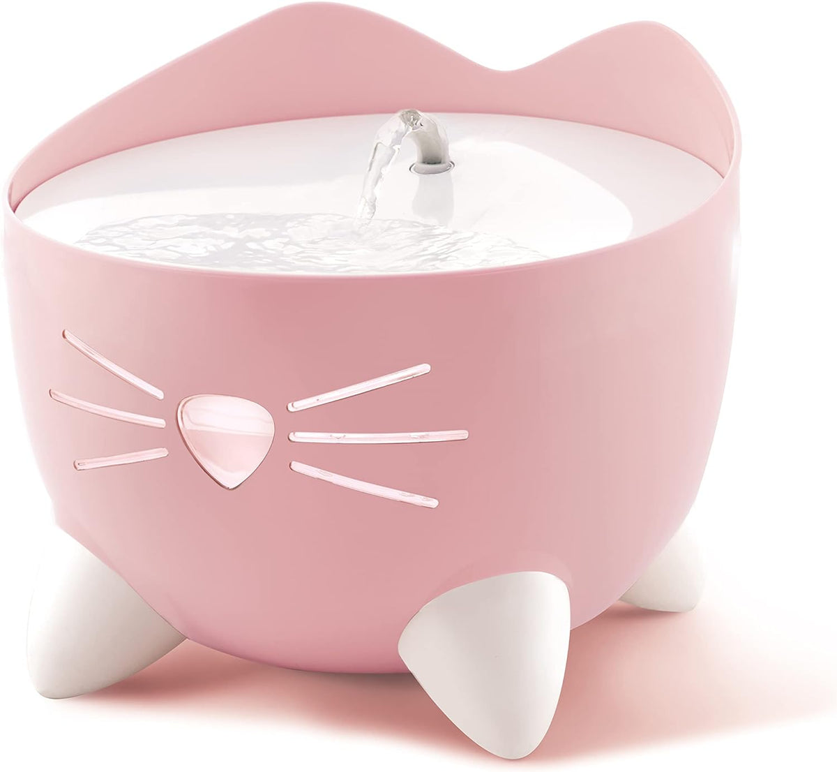 Catit PIXI Cat Drinking Fountain, Running Water Fountain, Pink