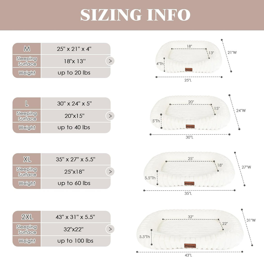 Orthopedic Dog Bed, Washable XXL Dog Couch for Senior Dogs