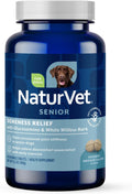 NaturVet Senior Wellness Aches & Discomfort for Dogs Plus Glucosamine- 60ct