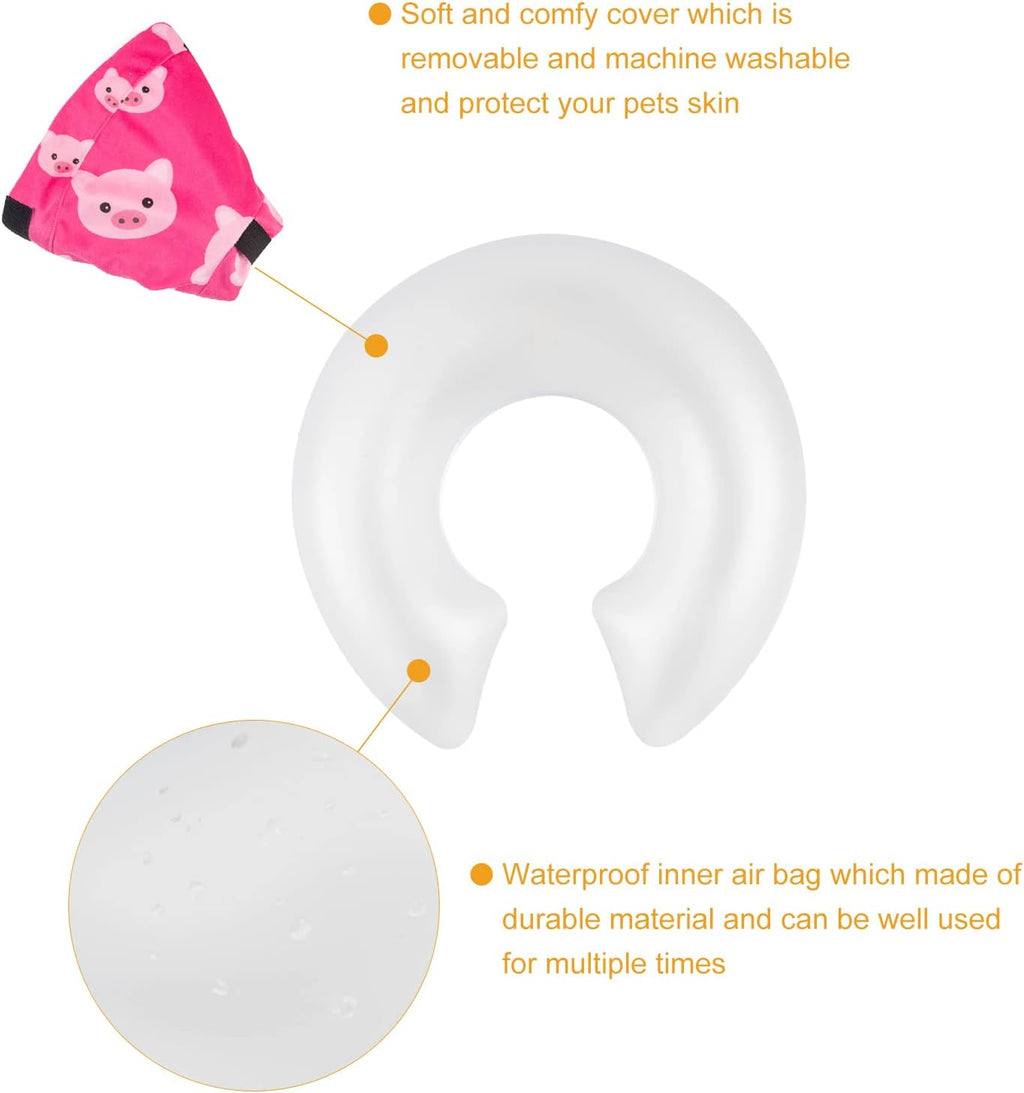 CuteBone Dog Recovery Cone for Small Medium Dogs & Cats