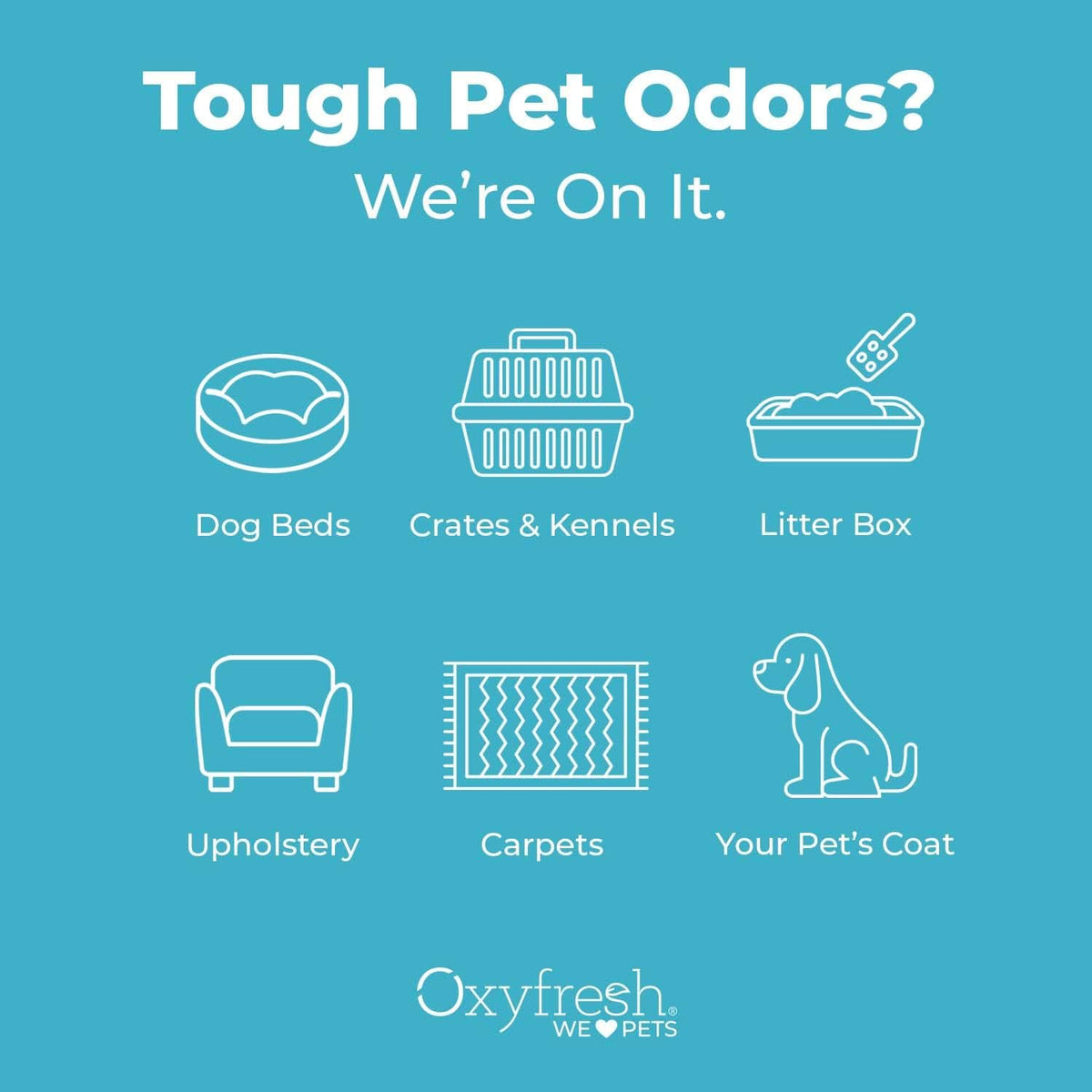 Oxyfresh Extra Strength Dog and Cat Odor Eliminator for Home Spray - Finally Say Goodbye to Stinky Odors - Gently Neutralizes at the Source - Works on Contact - Upholstery & Auto - Safe
