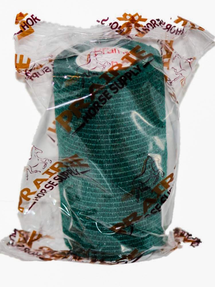 3 Inch Vet Wrap Tape Bulk (Hunter Green) (Pack of 12) Self Adhesive Adherent Adhering Flex Bandage Grip Roll for Dog Cat Pet Horse