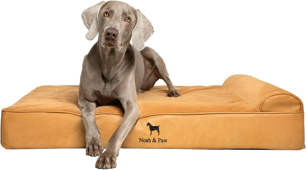 NOAH & PAW XL Dog Bed Orthopedic Memory Foam Cooling Gel 45x35x9.1 in