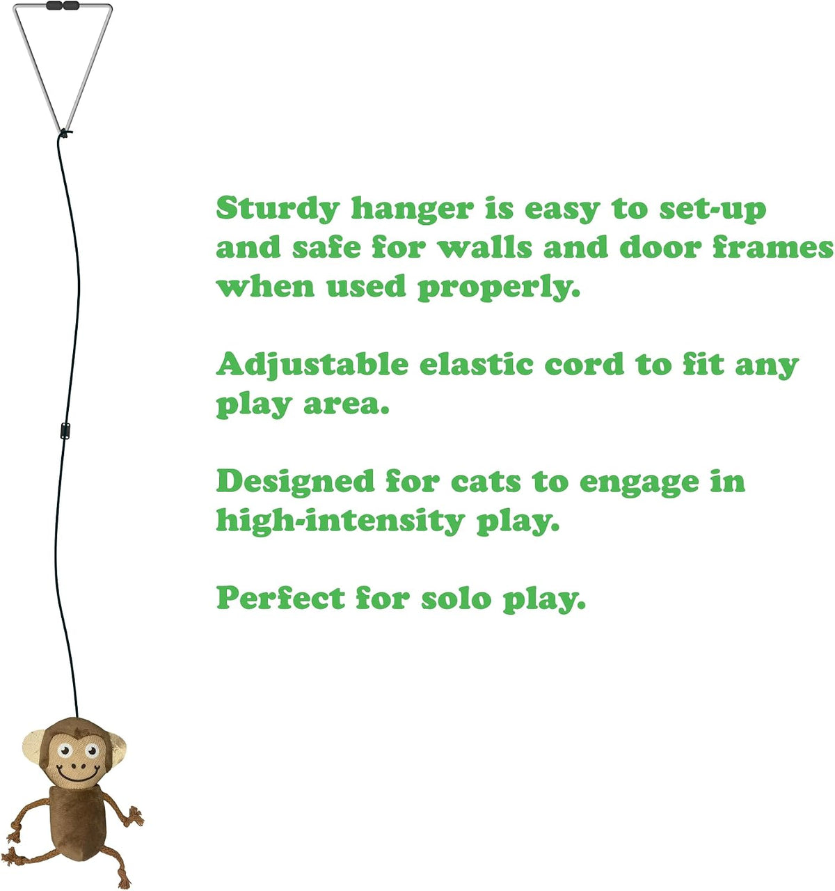 Meowijuana Jump 'n' Jamb Monkey Cat Toy and Catnip Blend | High Potency