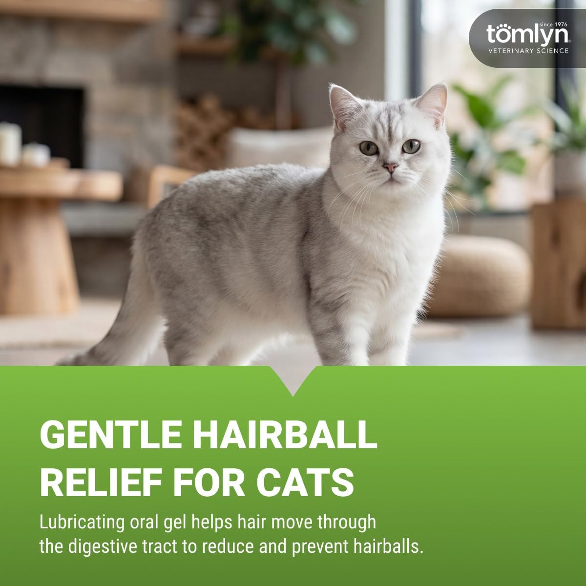 Tomlyn Laxatone, Hairball Gel for Cats, Tuna, 4.25 oz (Pack of 2)