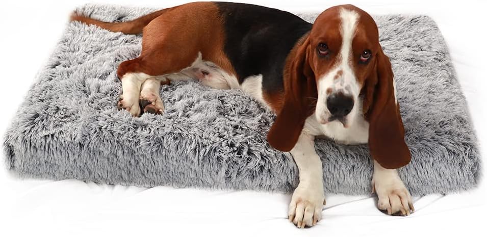 Dog Bed Large Memory Foam Comfortably Orthopaedic Detachable and Washable Pet Dog Bed Dog Mat Cage Dog Box Mat 39-24-4in
