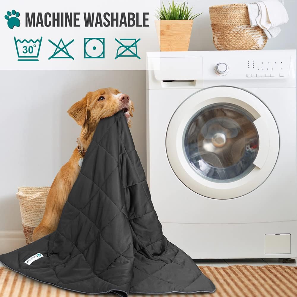 PetAmi Cooling Dog Blanket Lightweight Soft for Medium Pet Cat, 29x40 Grey