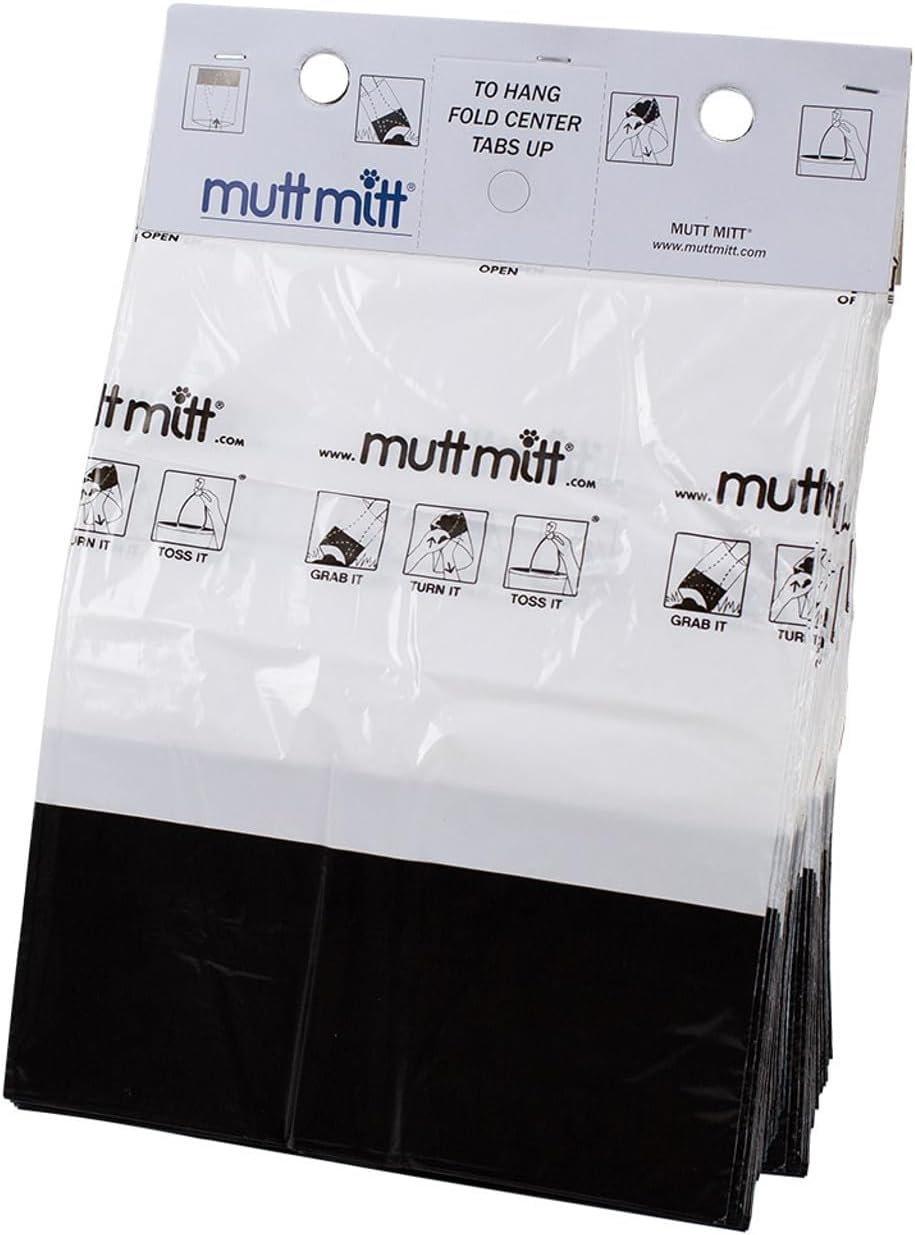 Mutt Mitt® 2-Ply dog waste pick-up bags Dispense-A-Mitt™ - 200 Dog Waste Bags in a wall mountable box. (Pack of 2)