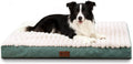 Orthopedic Dog Bed for Large Dogs,Firm Egg Crate Foam,Non-Slip Bottom,Green