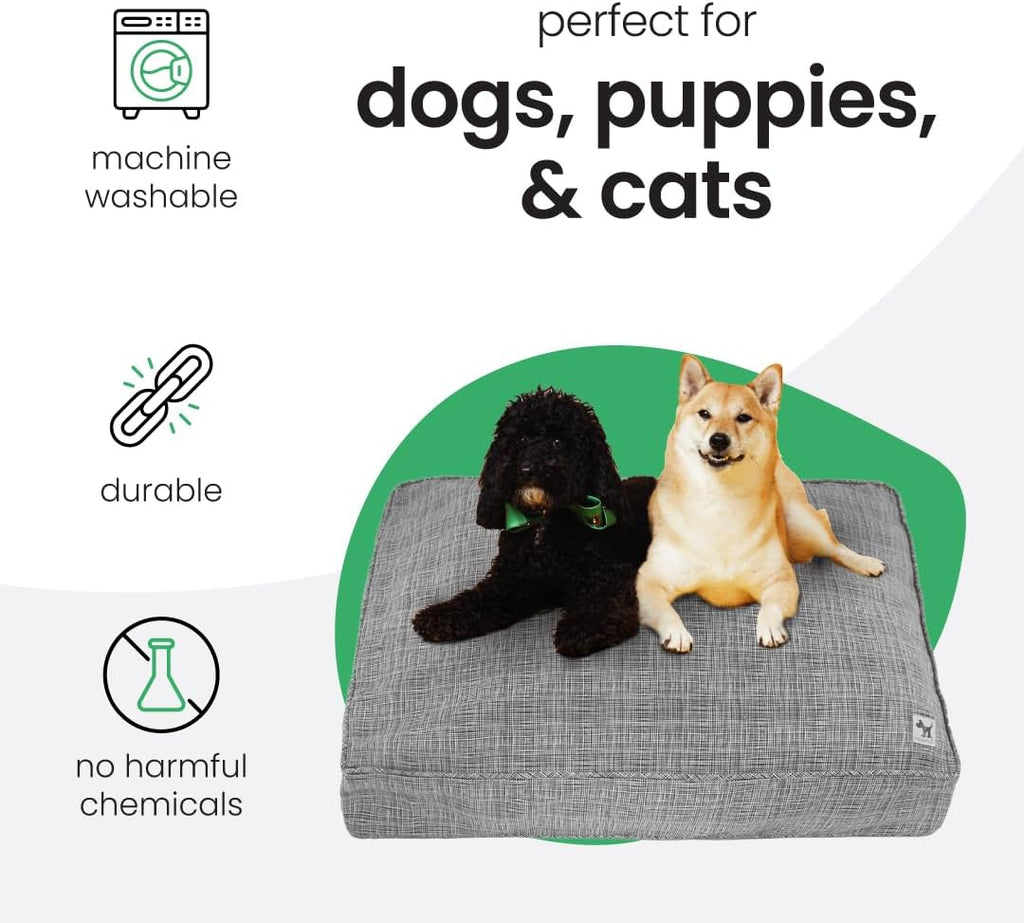 Molly Mutt River Dog Bed Duvet Cover, 100% Cotton Canvas Cover for Dog, Puppy, or Cat Bed, Durable, Washable, and Free of Harmful Chemicals, Small, 22"x27"x5"