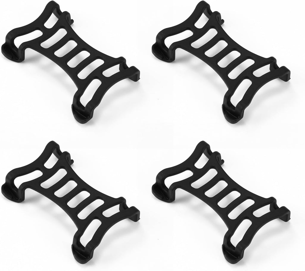 XIHIRCD 4pcs GPS Dog Tracker Clip Mount Replacement Accessories (Black)
