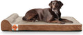 Laifug Orthopedic Dog Bed, Brown40''x25''x5.5'', Memory Foam