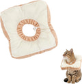 Toast Cat Recovery Cone, Adjustable Pet Elizabethan Collar for Cats &Puppy, Soft Cone for Cats After Surgery to Stop Licking, Cat Neck Pillow for Sleeping, Easy to Clean (Yellow, L)
