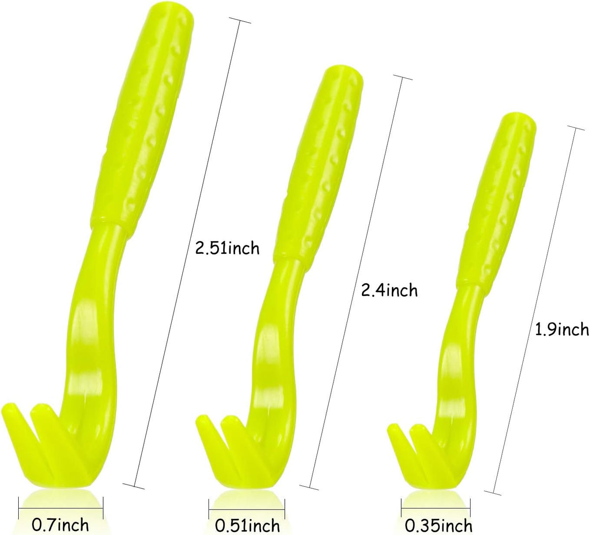 Boao 7 Pcs Tick Removal Tool Kit, Include 3 Plastic Removers, 3 Stainless Steel Tweezers with Comb for Dog and Cats(Fluorescent Green)