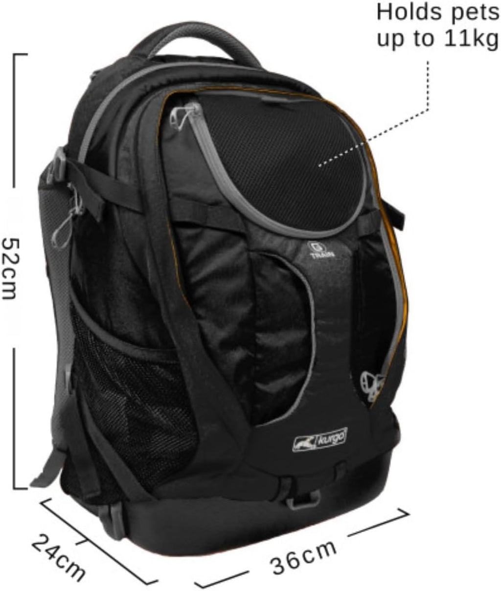 Kurgo G-Train Pet Carrier Backpack, Navy Blue