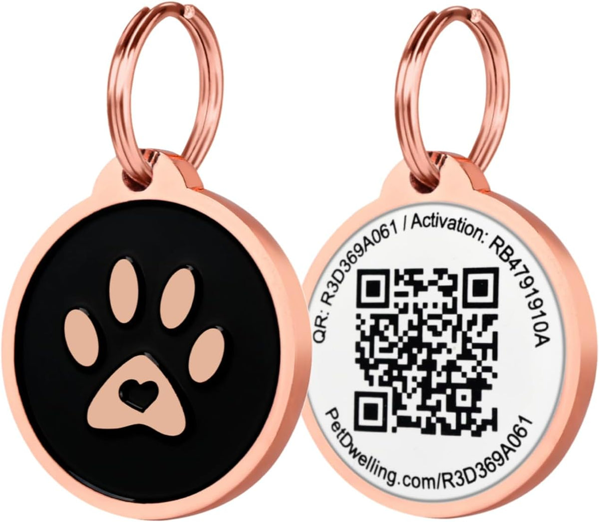 Pet Dwelling Easy Scan QR Code Pet ID Tag for Dogs & Cats | Instant Owner Contact | Real-Time Scan Alerts | Digital Pet Profile | Lost Pet Identification
