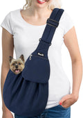 SlowTon Dog Carrier Sling - Thick Padded Shoulder Strap Adjustable, DBL, M