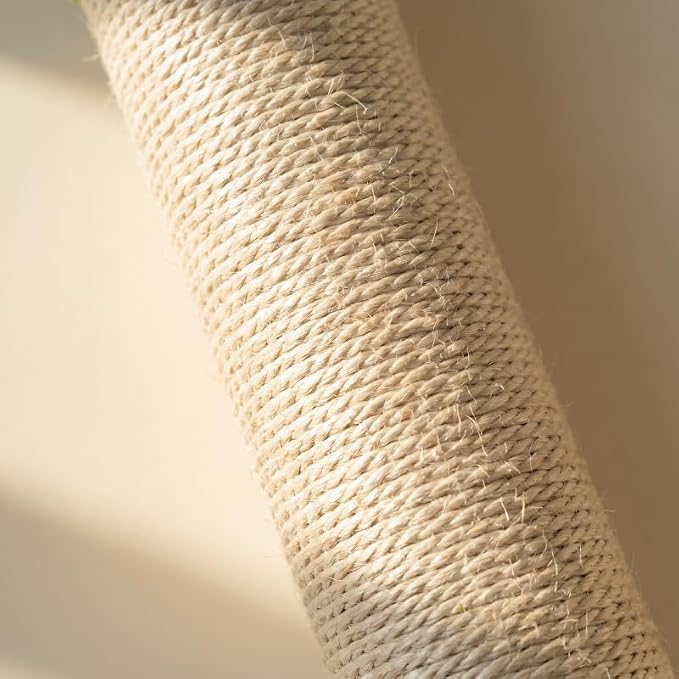 Tall Cat Scratching Post with Cat Puzzle Toys, Interactive Cat Toys