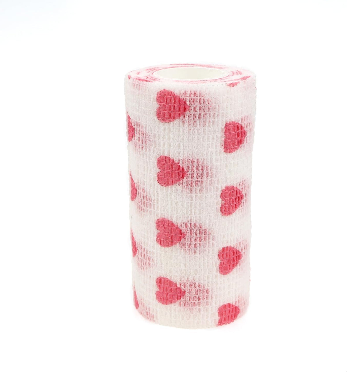 Self Adhesive Bandage Wrap Animal Cohesive Bandage Self Adherent Wrap First Aid Tape for Dogs Cats Horses Birds & Wrist Healing Ankle Sprain (4 Inch Heart 6 Rolls)