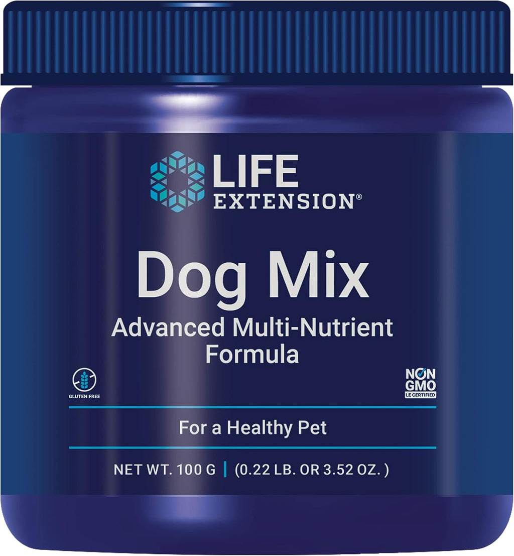 Life Extension Dog Mix, Dog Vitamins and Supplements, 60 Servings