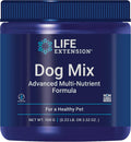 Life Extension Dog Mix, Dog Vitamins and Supplements, probiotics, L-carnitine, B12, folic Acid, Vitamin C, Vitamin E, Rosemary, Nutrient Absorption, Gluten-Free, Non-GMO, 60 Servings (Pack of 12)