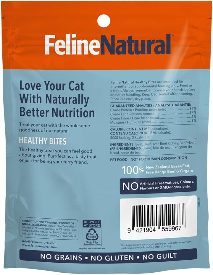 Feline Natural - Grain-Free Protein Rich Freeze Dried Cat Treats