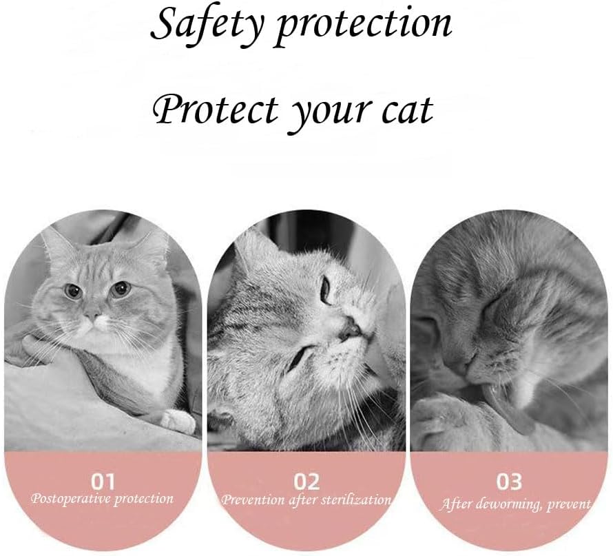 Cat Recovery Suit Female Kitten Onesie for Cats After Surgery Female Spay Surgical Abdominal Wound Skin Diseases Cone Collar Soft Alternative Wear (Alpaca, L)