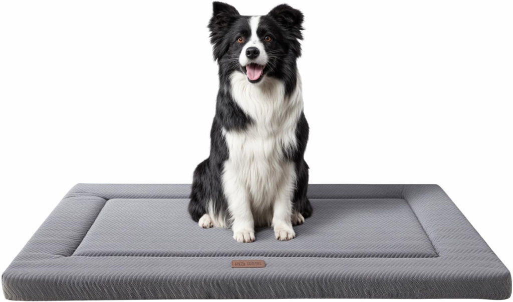 Dog Bed for Crate, Small Dog Crate Beds, Washable Pet Bed Mat Kennel Pad