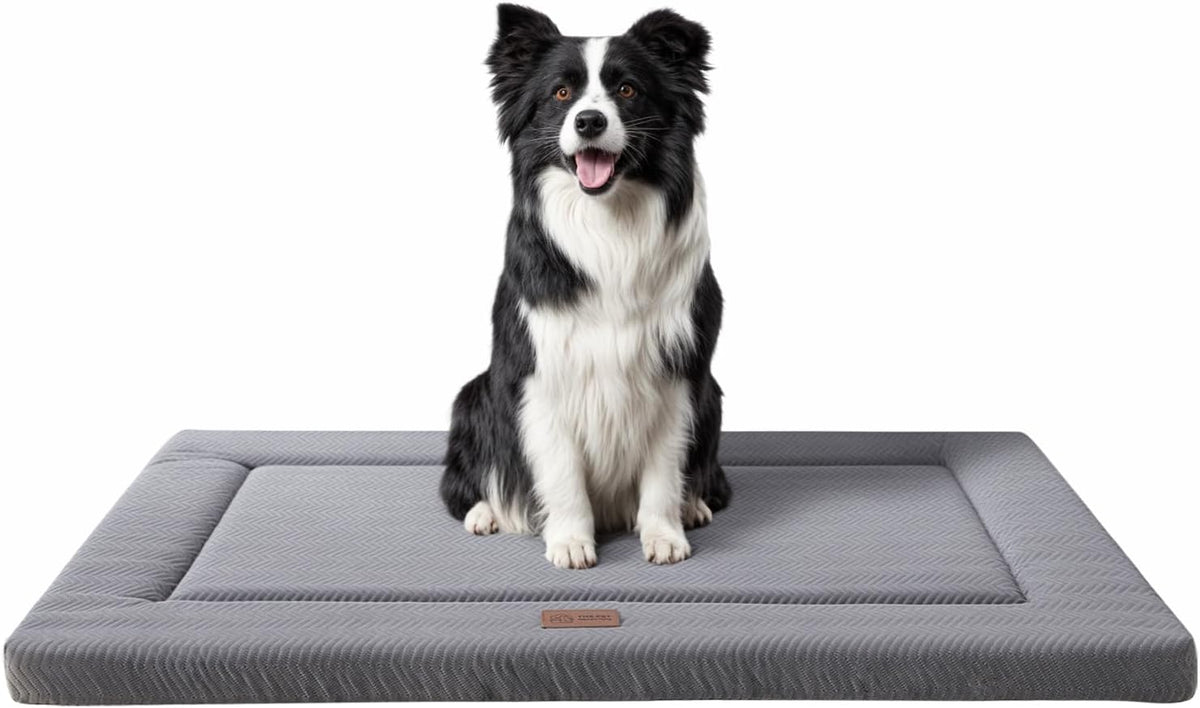 Dog Bed for Crate, Small Dog Crate Beds, Washable Pet Bed Mat Kennel Pad