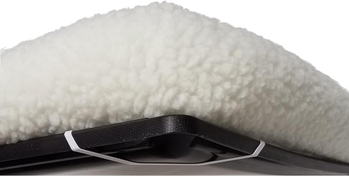 MidWest Homes for Pets QuietTime Dog Bed - White Fleece Bolster, Ultra-Soft and Machine Washable, Fits 24-Inch Crates and Carriers, for Small Breed Dogs