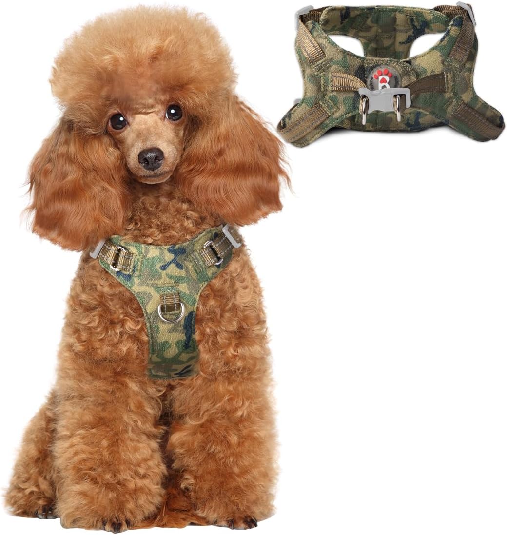 BARKBAY Small Dog Harness,No Pull Puppy Harness,Step-in Dog Vest