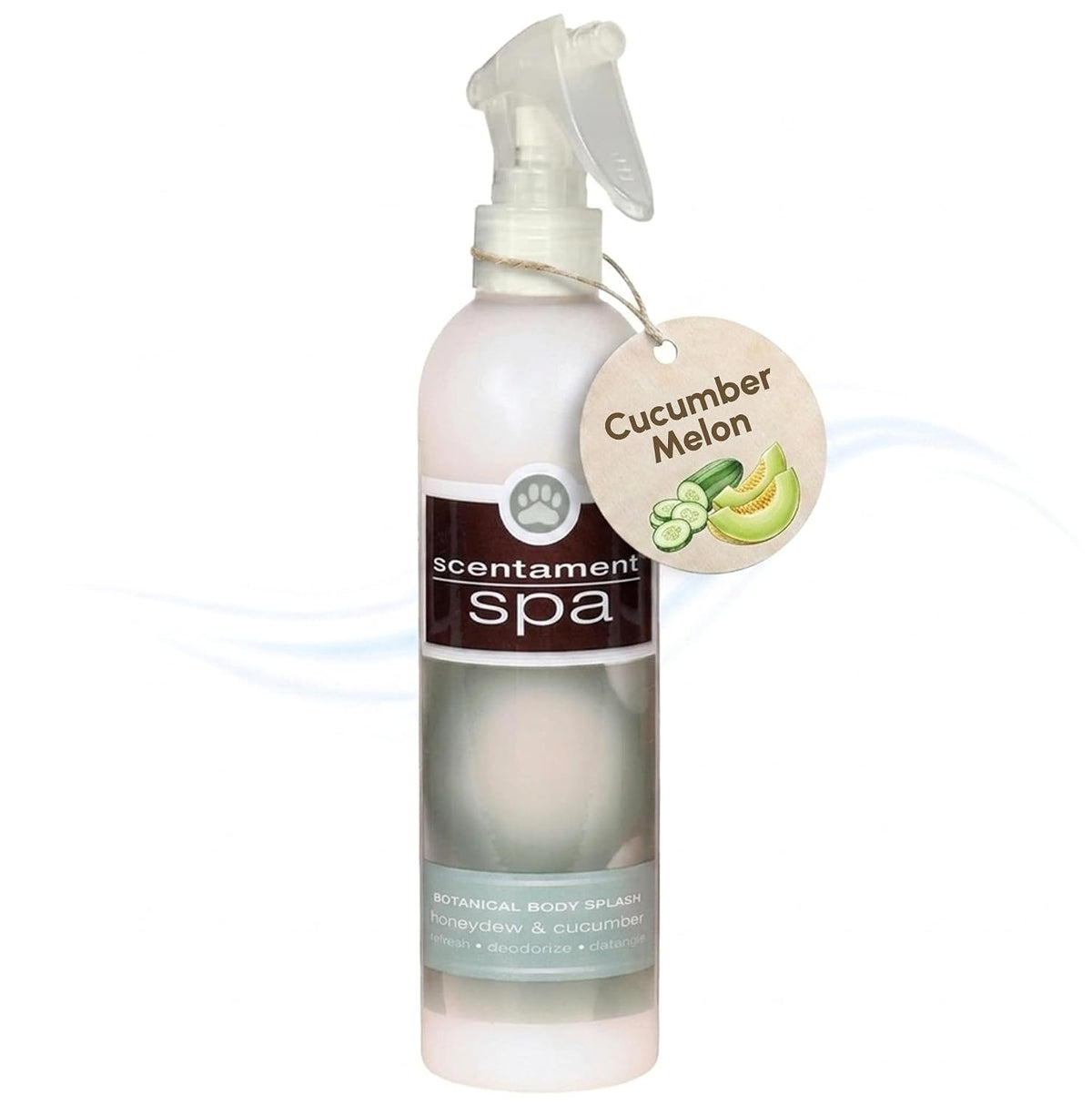 Best Shot Scentament Spa Botanical Body Splash, Body Spray For Pets, Cat And Dog Cologne Spray, Cucumber Melon, 8 Oz.