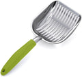 WePet Cat Litter Scoop, Aluminum Alloy Sifter, Kitty Metal Scooper, Deep Shovel, Long Handle, Poop Sifting, Kitten Pooper Lifter, Durable, Heavy Duty, for Litter Box