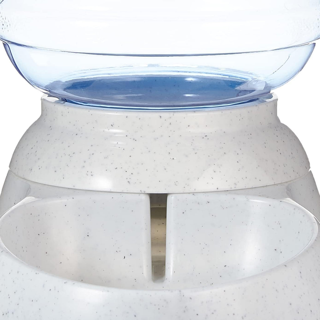 Amazon Basics Gravity Pet Water Dispenser for Cat and Dog, Easy to Clean, 135.3fl.oz Capacity, Small (Pack of 4)