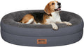Waterproof Orthopedic Dog Bed for Medium Dogs, Dark Grey