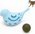 Cat Treat Puzzle Toy, Cat Puzzle Feeder with Refillable Catnip Ball