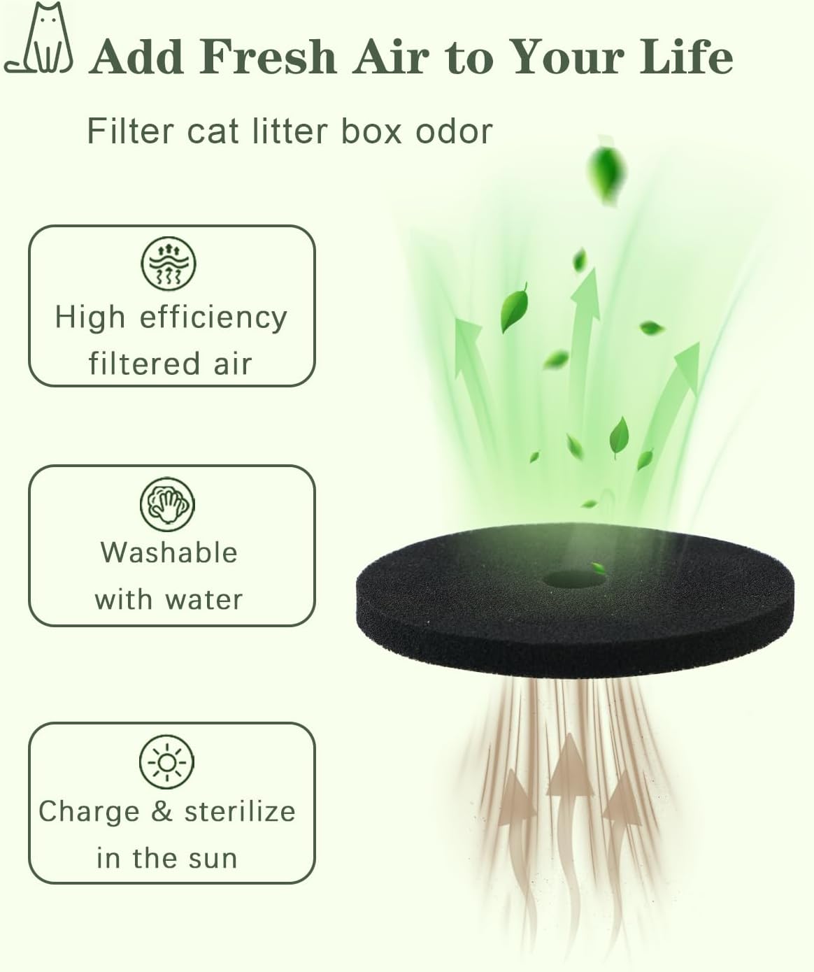 SETVSON Cat Litter Box Enclosure Plant, PE Rattan Kitty House, Natural