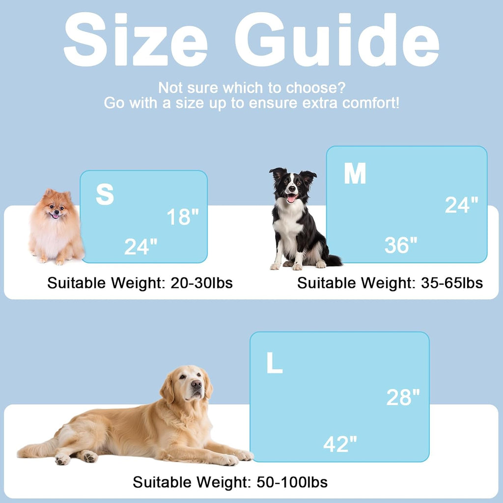 Cooling Mat for Dogs Cats,Pet Dog Cooling Mat Blanket for Dogs,42x28,Blue