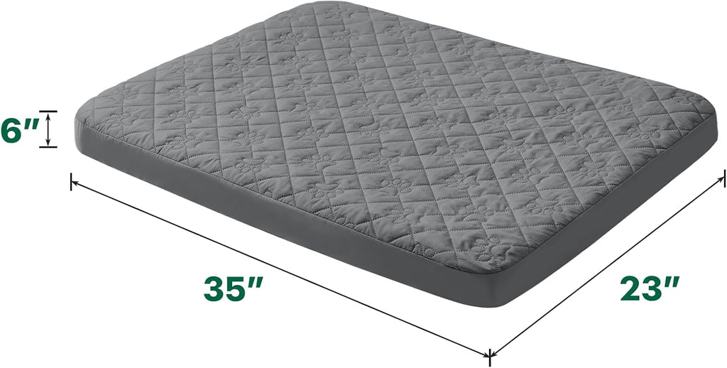 PAWFINITY Waterproof Dog Bed Cover Replacement, Fitted Sheet Washable