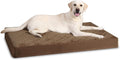 NUPIDA Orthopedic XXL Dog Beds for Crate with Washable Cover, 47x29, Brown