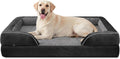 INVENHO Jumbo Orthopedic Dog Bed for Extra Large Dogs, Waterproof, Egg-Crate Foam Dog Couch Bed with Washable Removable Cover, Waterproof Lining and Nonskid Bottom