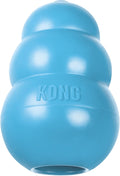 KONG Puppy, Natural Rubber Teething Chew Toy, for Medium Puppies, Blue | Gentle Natural Teething Rubber Toy, Stuffable for Treats & Built for Chewing & Fetch with Growing Puppies