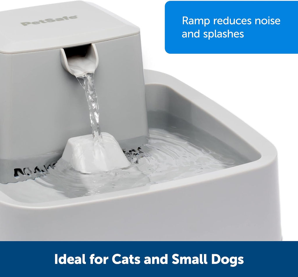 PetSafe Oasys Pet Fountain, 1/2 Gallon (64 oz), Small Dogs & Cats