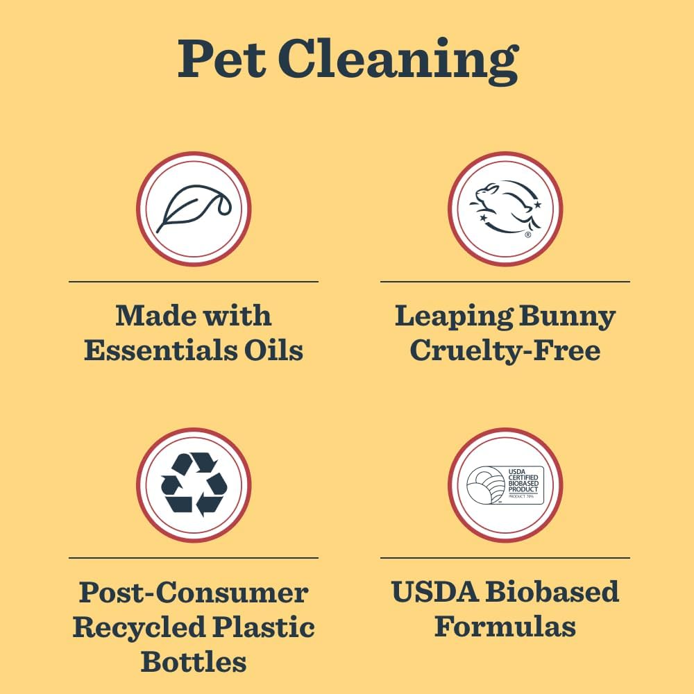 Mrs. MEYER'S CLEAN DAY Pet Stain & Odor Fighter,Orange Blossom Scent,16oz,(Pack of 2)