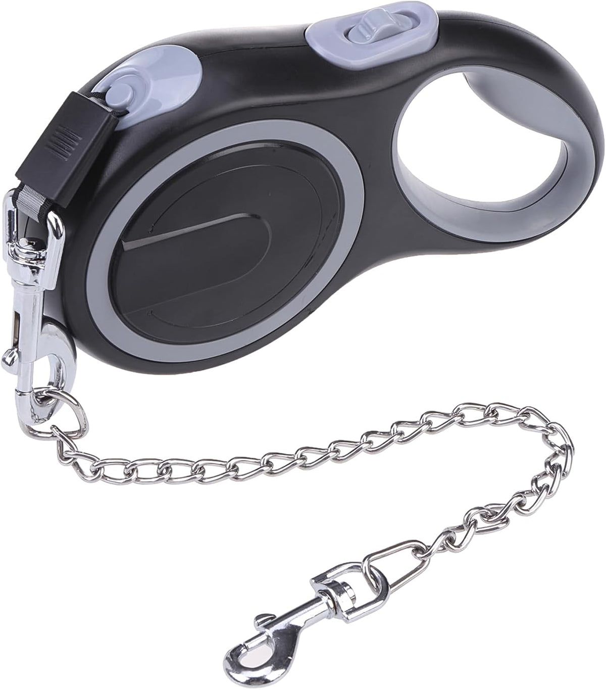PUPTECK Retractable Dog Leash with Detachable Chew Proof Cable, Black, 26ft